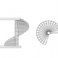 Keerdtrepp-koonus-aste